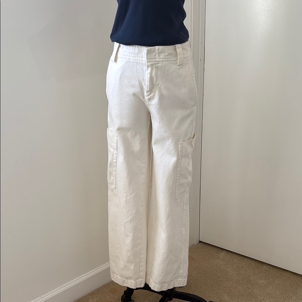 Vince Elegant White cargo Pants